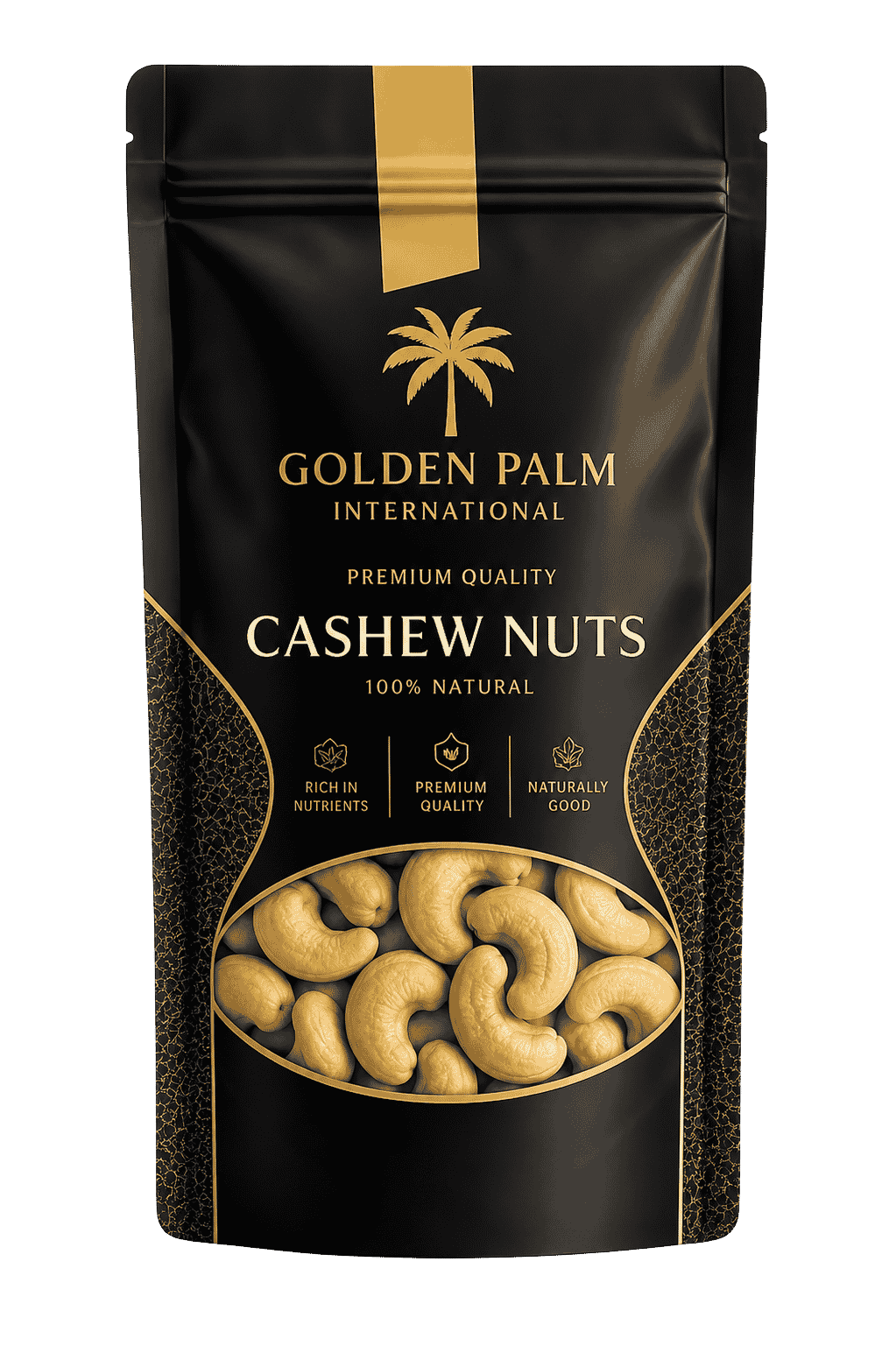 Golden Palm International Premium cashews Pouch